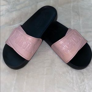 Light pink Victoria’s Secret pink slippers